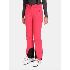 Růžové dámské lyžařské kalhoty Kilpi RAVEL-W obraz