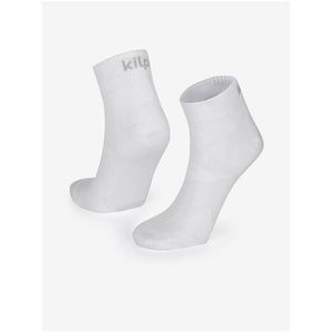 Bílé unisex běžecké ponožky Kilpi MINIMIS obraz