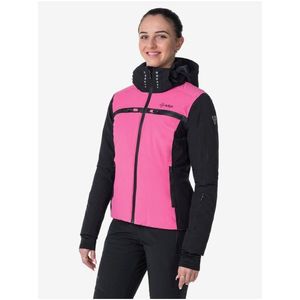 Černo-růžová dámská zimní lyžařská bunda Kilpi HATTORI obraz