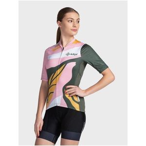 Zeleno-růžové dámské sportovní tričko na zip Kilpi RITAEL obraz