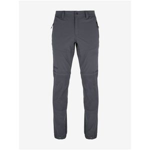Tmavě šedé pánské outdoorové kalhoty Kilpi HOSIO obraz