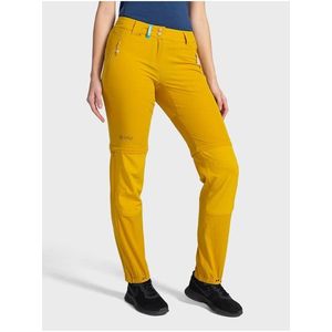 Žluté dámské outdoorové kalhoty Kilpi HOSIO obraz