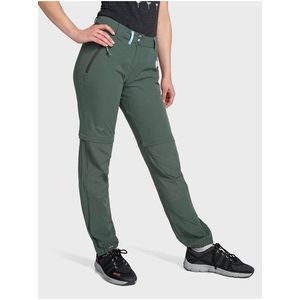 Tmavě zelené dámské outdoorové kalhoty Kilpi HOSIO obraz