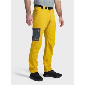 Žluté pánské outdoorové kalhoty Kilpi LIGNE obraz