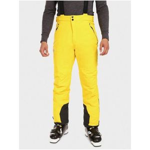 Žluté pánské lyžařské kalhoty Kilpi METHONE obraz