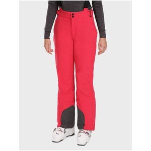Tmavě růžové dámské lyžařské kalhoty KILPI ELARE obraz