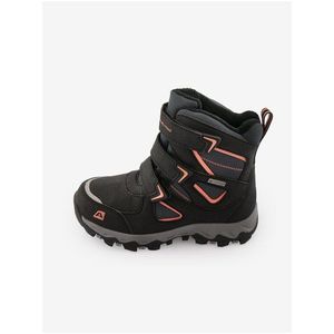 Černé dětské kotníkové zimní boty Alpine Pro Rogio obraz