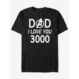 ZOOT.Fan Marvel Dad 3000 Triko Černá obraz
