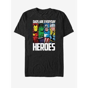 ZOOT.Fan Marvel Everyday Hero Dad Triko Černá obraz