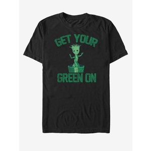 ZOOT.Fan Get Your Green On Groot Strážci Galaxie Marvel Triko Černá obraz