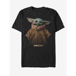 ZOOT.Fan Star Wars Baby Yoda Mandalorian Triko Černá obraz