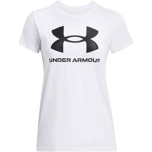 Under Armour LIVE SPORTSTYLE GRAPHIC Dámské triko, bílá, velikost obraz