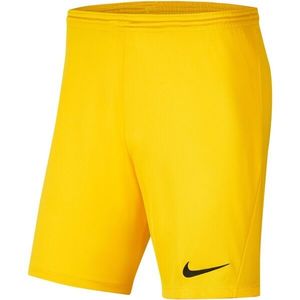 Nike DRI-FIT PARK III Pánské fotbalové kraťasy, žlutá, velikost obraz