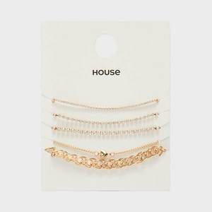House - Sada 5 náramků - Zlatá obraz
