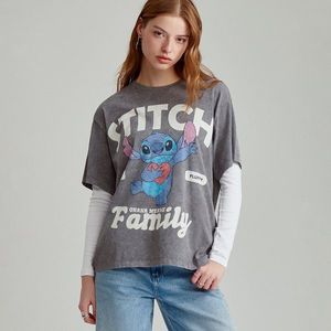 House - Tričko Lilo & Stitch - Šedá obraz