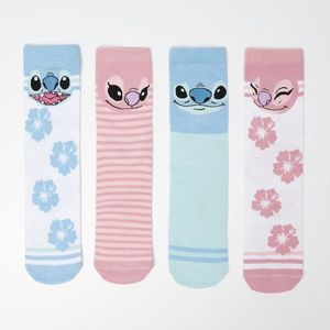 House - Sada 4 párů ponožek Lilo and Stitch - Vícebarevná obraz