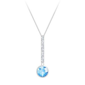 Preciosa Stříbrný náhrdelník s kubickou zirkonií Lucea 5296 67 (řetízek, přívěsek) obraz