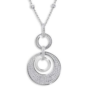 Modesi Stříbrný náhrdelník WYDBL-N (řetízek, přívěsek) obraz