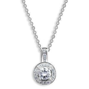 Modesi Půvabný stříbrný náhrdelník WAIYS-P (řetízek, přívěsek) obraz