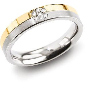 Boccia Titanium Úžasný prsten z titanu s diamanty 0129-06 53 mm obraz