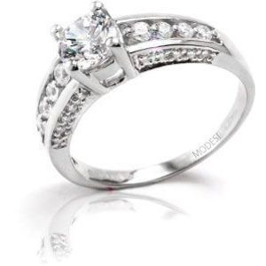 Modesi Luxusní stříbrný prsten Q16851-1L 52 mm obraz