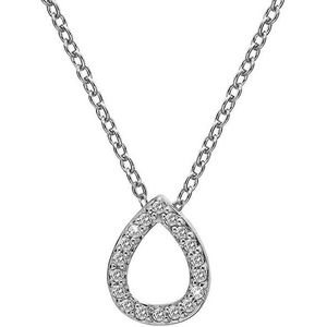 Hot Diamonds Stříbrný náhrdelník se slzičkou Micro Bliss DP695 (řetízek, přívěsek) obraz
