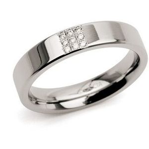 Boccia Titanium Titanový prsten s diamanty 0121-02 48 mm obraz