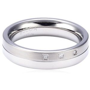 Boccia Titanium Titanový snubní prsten s diamanty 0129-03 48 mm obraz