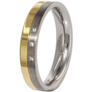 Boccia Titanium Snubní titanový prsten s diamanty 0129-04 48 mm obraz