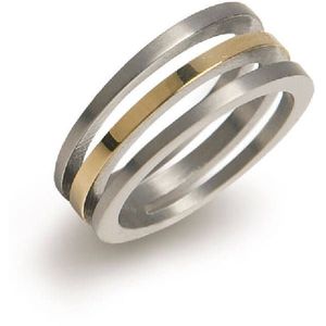 Boccia Titanium Pozlacený titanový prsten 0128-02 54 mm obraz