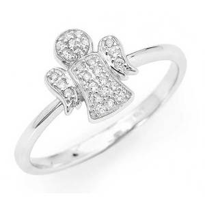 Amen Originální stříbrný prsten se zirkony Angels RA 50 mm obraz