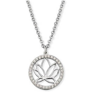 Engelsrufer Stříbrný náhrdelník s lotosovým květem ERN-LOTUS-ZI obraz