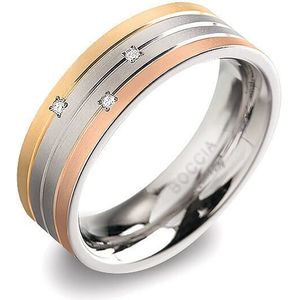 Boccia Titanium Titanový prsten s brilianty 0135-02 49 mm obraz