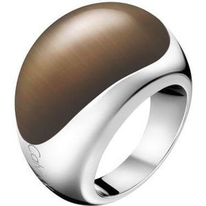 Calvin Klein Ocelový prsten s kamenem Ellipse KJ3QCR0201 52 mm obraz