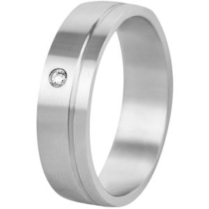 Beneto Dámský prsten z oceli s krystelem SPD06 49 mm obraz