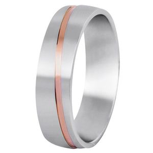Beneto Pánský bicolor prsten z oceli SPP07 62 mm obraz