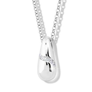 Modesi Nepřehlédnutelný náhrdelník ze stříbra M46019 (řetízek, přívěsek) obraz