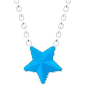 Preciosa Ocelový náhrdelník s matnou hvězdičkou Virgo Akva 7342 77 obraz