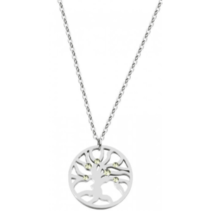 Preciosa Ocelový náhrdelník s krystaly Olive 7335 53 obraz
