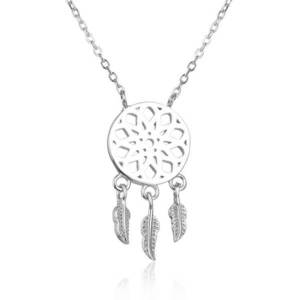 Beneto Stříbrný náhrdelník s lapačem snů AGS1151/60 obraz