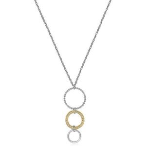 S`Agapõ Bicolor náhrdelník s kruhy Sirkel SSK02 obraz