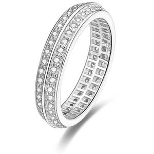 Beneto Stříbrný prsten s krystaly AGG203 52 mm obraz