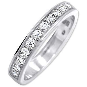 Brilio Silver Stříbrný prsten s krystaly 426 001 00299 04 50 mm obraz