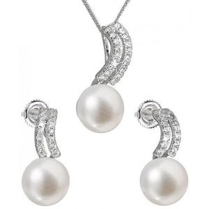 Evolution Group Souprava stříbrných šperků s pravými perlami Pavona 29037.1 (náušnice, řetízek, přívěsek) obraz