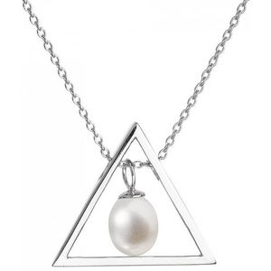 Evolution Group Stříbrný náhrdelník s pravou perlou Pavona 22024.1 (řetízek, přívěsek) obraz