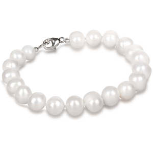 JwL Luxury Pearls Náramek z pravých bílých perel JL0362 obraz