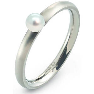 Boccia Titanium Titanový prsten s perličkou 0145-01 53 mm obraz