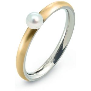 Boccia Titanium Pozlacený titanový prsten s perličkou 0145-02 56 mm obraz