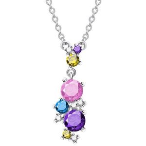 Preciosa Pestrobarevný náhrdelník Flower 5238 70 (řetízek, přívěsek) obraz