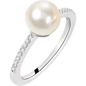 Morellato Stříbrný prsten s perlou Perla SANH070 52 mm obraz